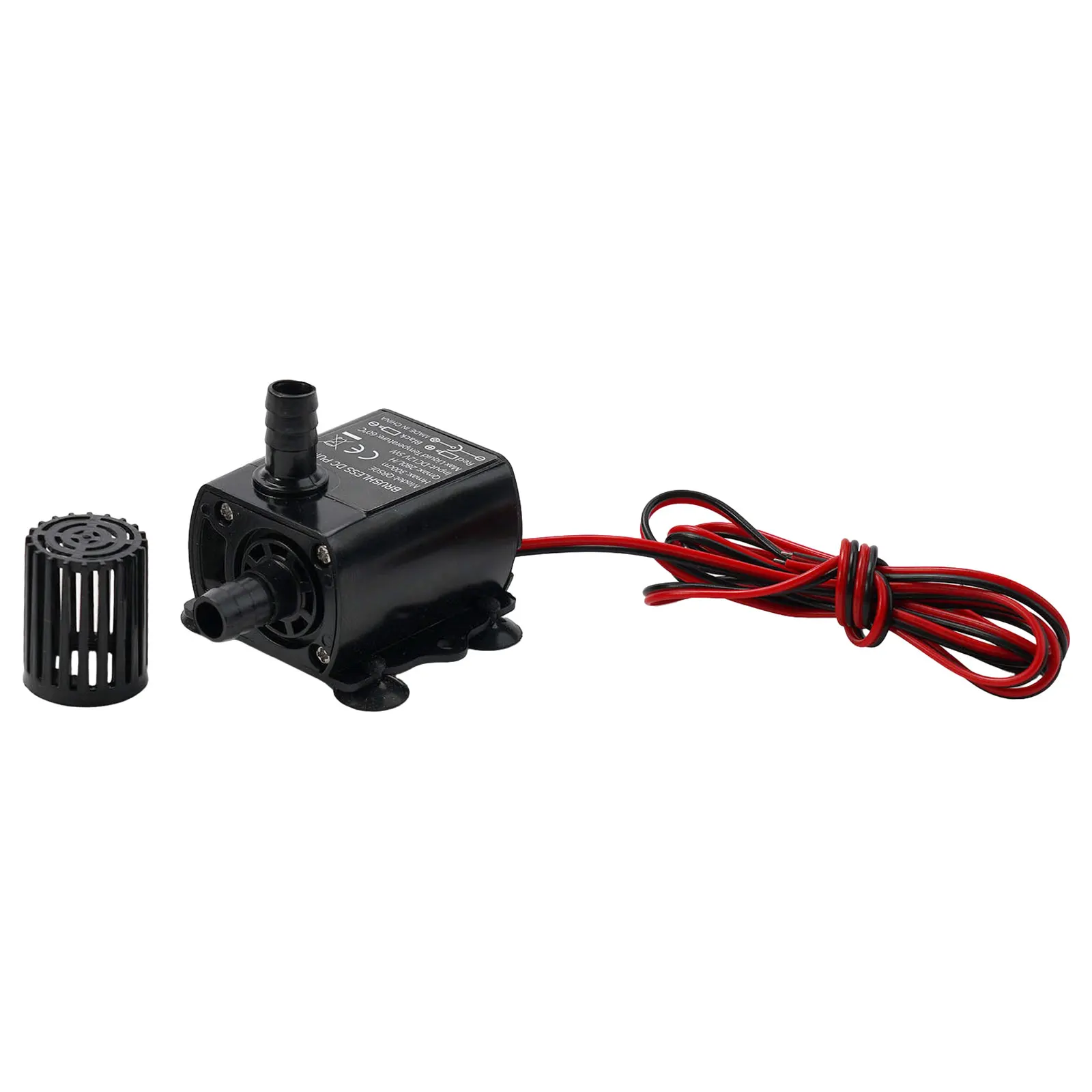 Brushless Pump Professional DC 12V Submersible Water Pump for Aquarium Pond Fish Tank Circulation Max 280L/H Flow Quantity