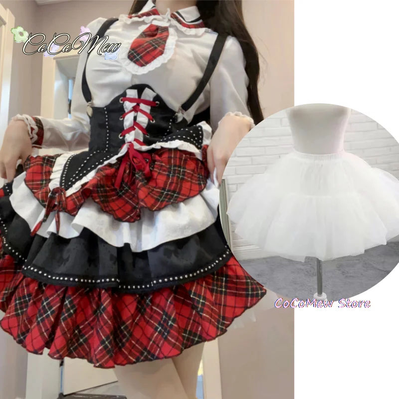 Geruite Patchwork Ontwerp Y 2K Lolita Jurk Sets Halloween Uniform Kawaii Mini Rok Cosplay Anime Drie Stukken Pak Vrouwen Kostuum