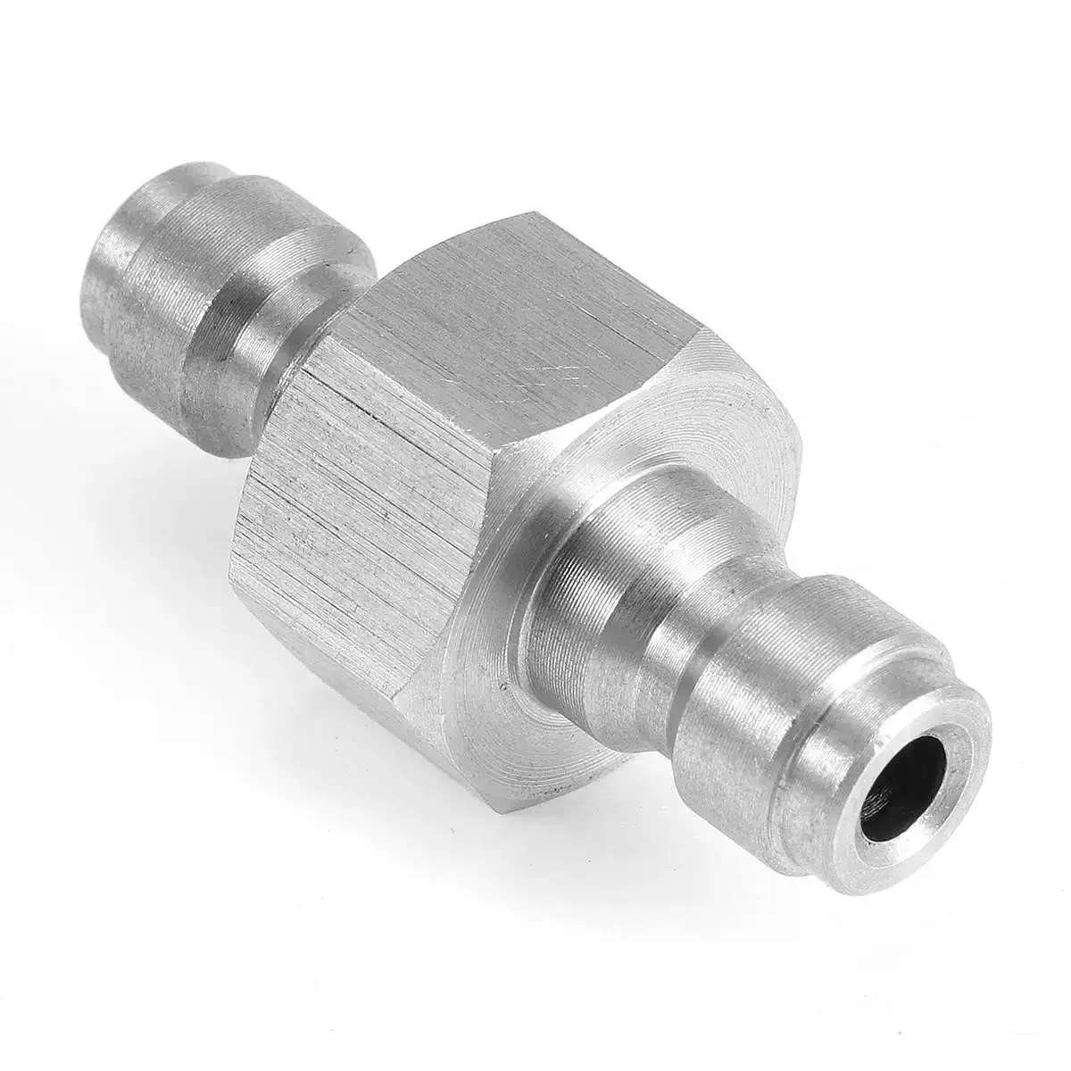 

Stainless Steel 8mm Butt Male Head Double Male Head Quick Connect Male Head Accessories Rated to 300psi/4500PSI