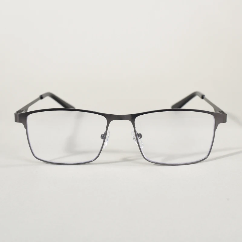 Edelstahl-Vollformat-Anti-Blaulicht-Presbyopie-Brille für Unternehmen, übergroße Metallbrille für Männer + 75 + 125 + 175 + 225 + 275 – Detail 13