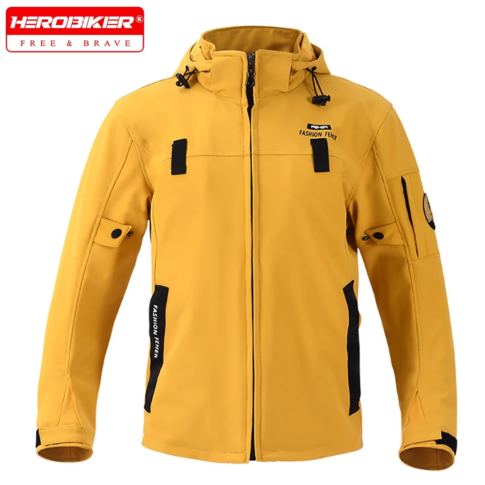 Windproof Warm Motorcycle Jacket Men Women Winter Outdoor Motorcycle Riding Protective Jacket Four Seasons Motocross Jacket