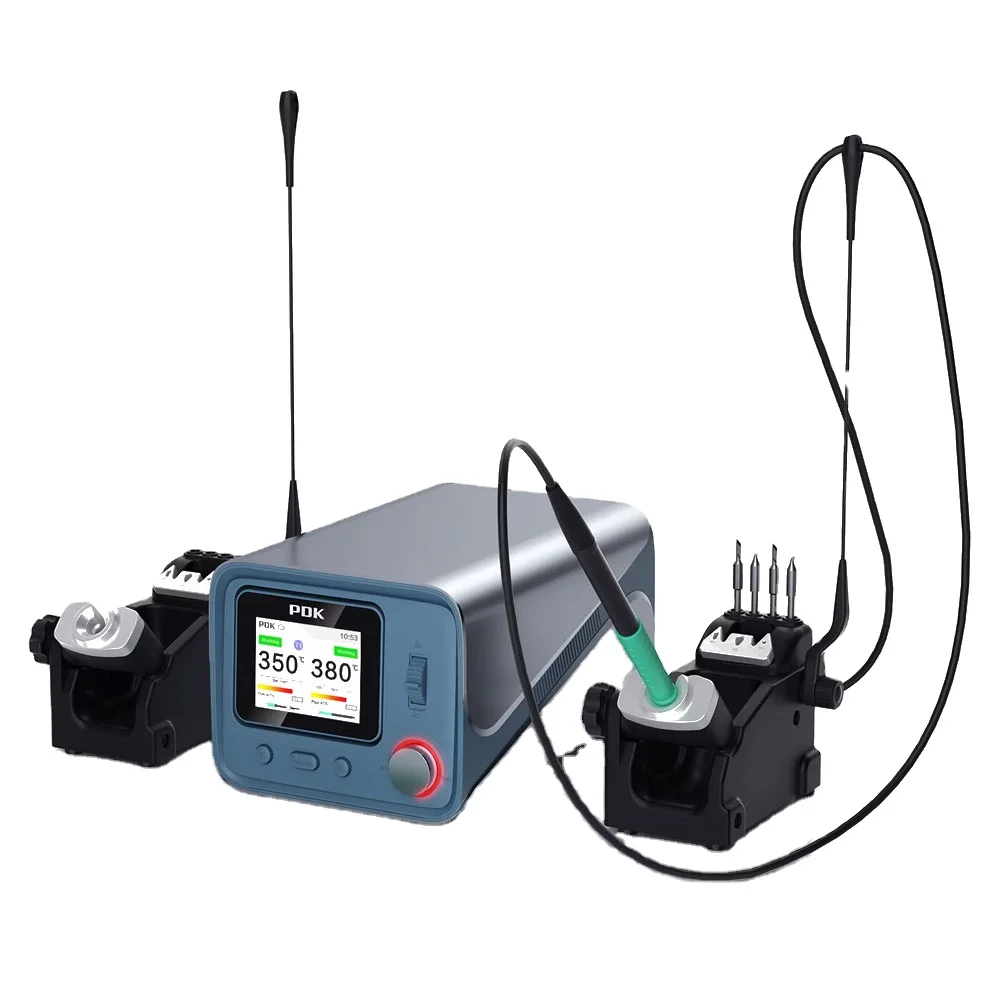 I2C PDK1200 300W Soldering Station Intelligent Rework Station T115 T210 T245 Handle Phone Repair BGA SMD Solder Welding Station