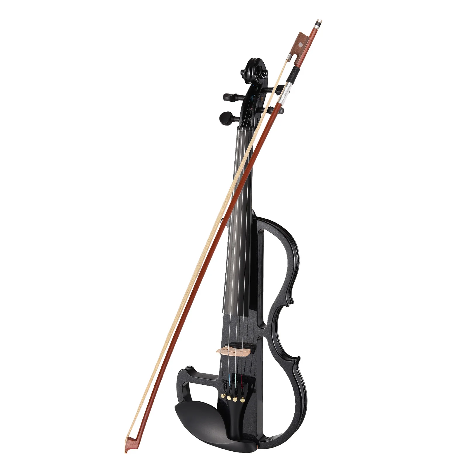 4/4 Violin Full Size Set Professional Silent Electric Violin for Beginners Students School Learners Electric Violin