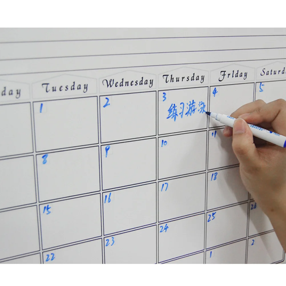 

Magnetic Calendar Stickers 30x42cm Functional Monthly Divider Labels for Refrigerator Whiteboard Planer Memo Pad Sticky Index