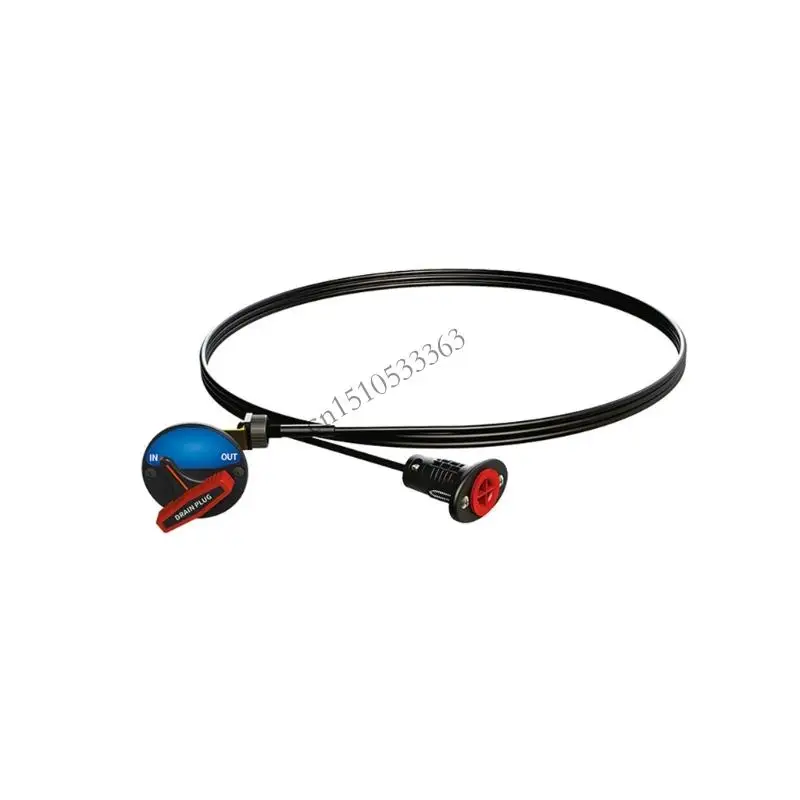 

090E Remote Drain Plug 9.8ft Actuator Cable and Plug for Boats Universal Leak Proof Drain Plug Sealing System Easy to Operate