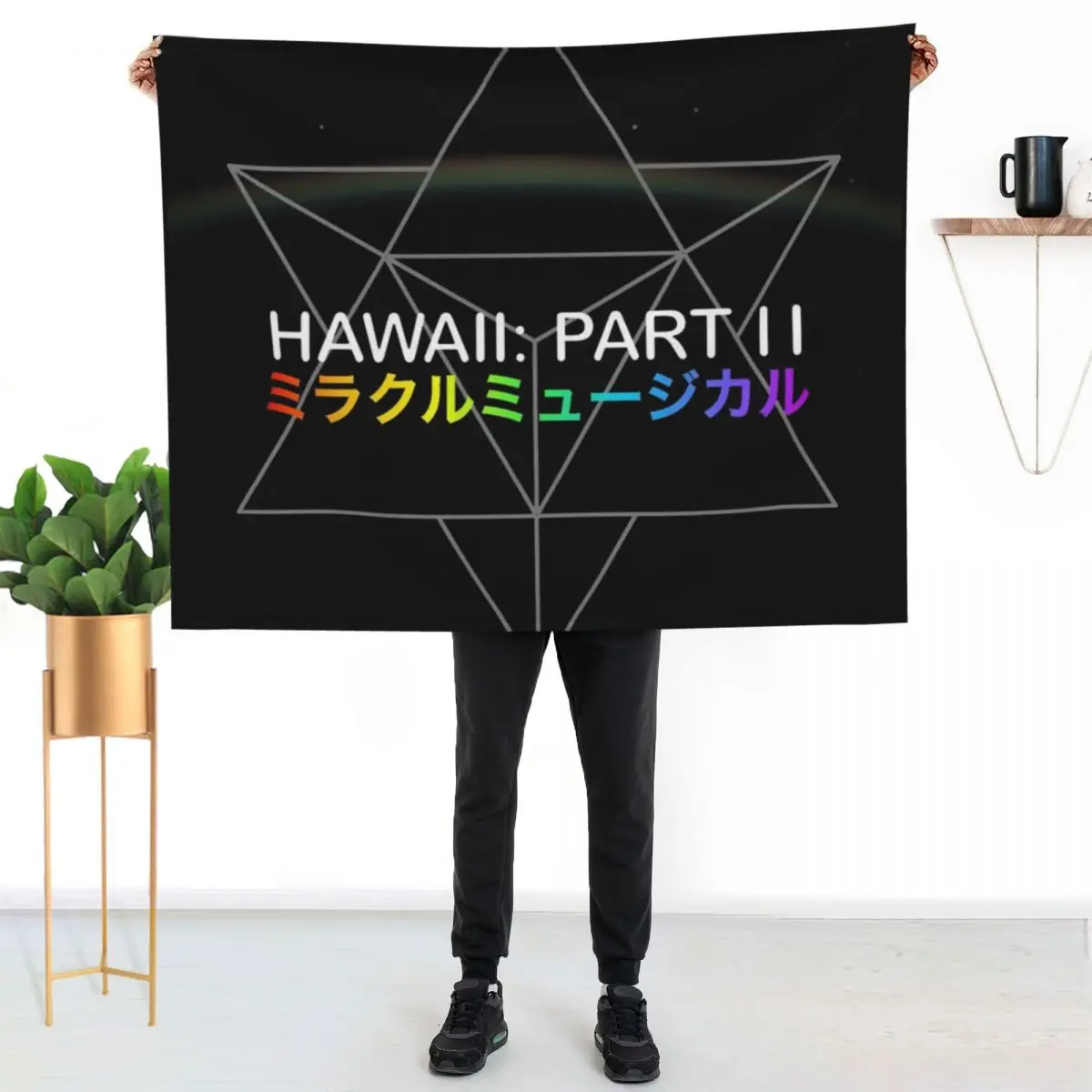 Hawaii: Part ii Throw Blanket Flannel Fabric Summer Bed Sofa Quilt Hairy Camping Blankets