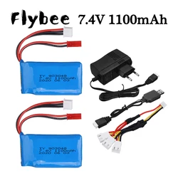 7.4 V 1100mah bateria Lipo + ładowarki do Wltoys V353 A949 A959 A969 A979 k929 RC samochodzik zabawka części akcesoria 2S 7.4 v bateria