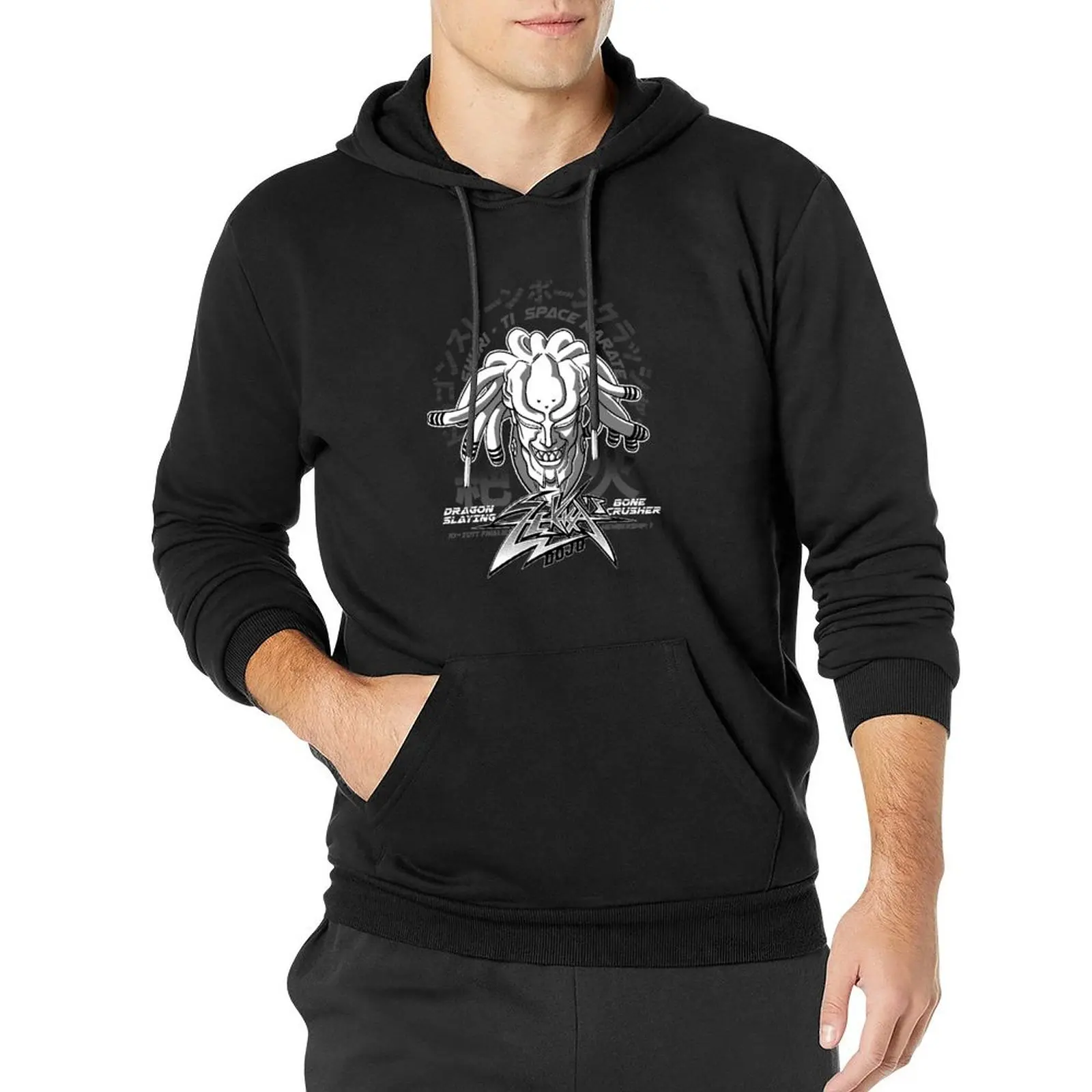 

Zekka's Space Dojo Pullover Hoodie, мужское пальто, толстовка оверсайз