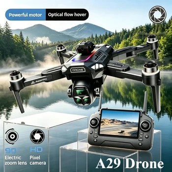 Original A29 GPS Drone Optical Flow Hover System Digital Display LED Light One Key Take Off Landing Headless Mode RC Quadcopters
