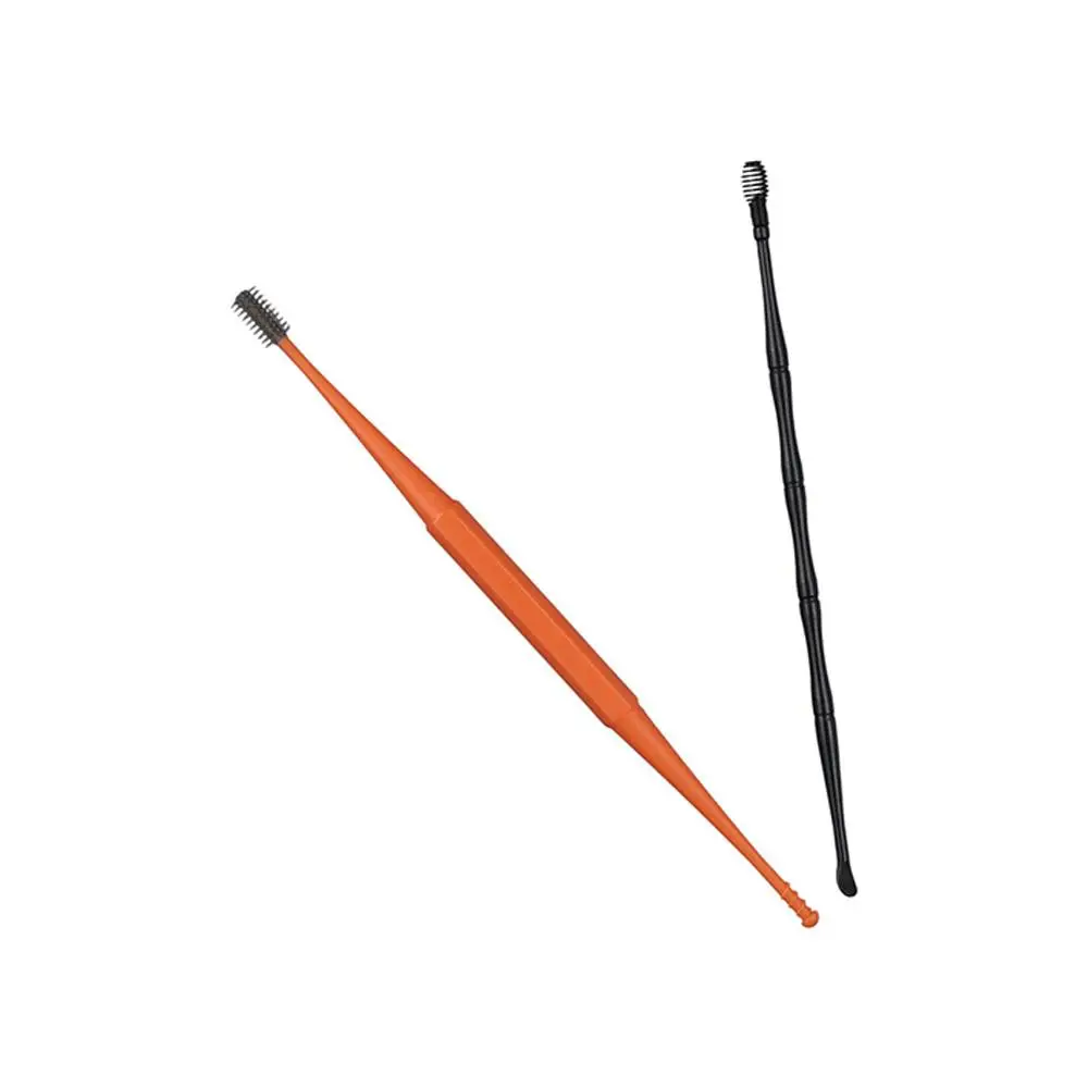 Portable Ear Wax Removal Tool Silicone Ear Care Tool Earwax Cleaner Sticks Double Head Earpick 360° Spiral Swab Ear Pick Spoon