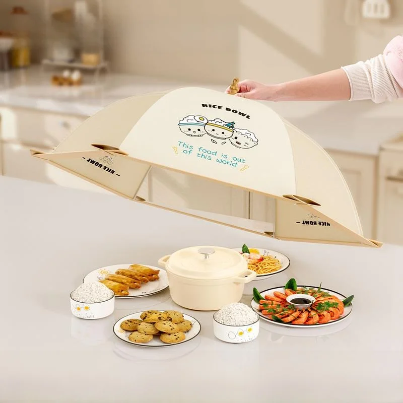 New 2024 Home Use Stackable Food Waste Dustproof Mosquito Proof Table Cover Kitchen Storage Net Cover for Restaurant