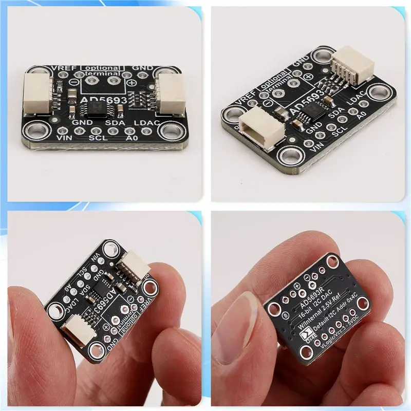 Y22A-AD5693R Breakout Board I2C Interface 16-Bit DAC Module Compatible With STEMMA QT Qwiic