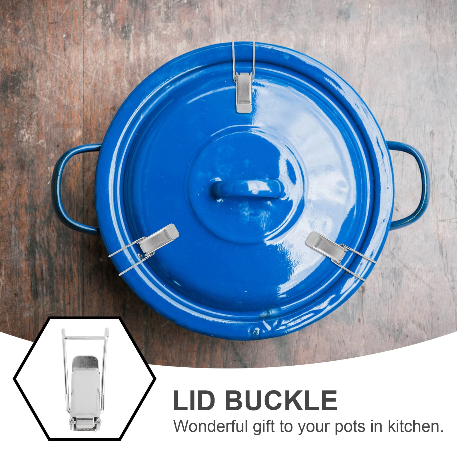 

10 Pcs Mountaineering Buckle Kitchen Use Pot Outdoor Sports Multifunctional