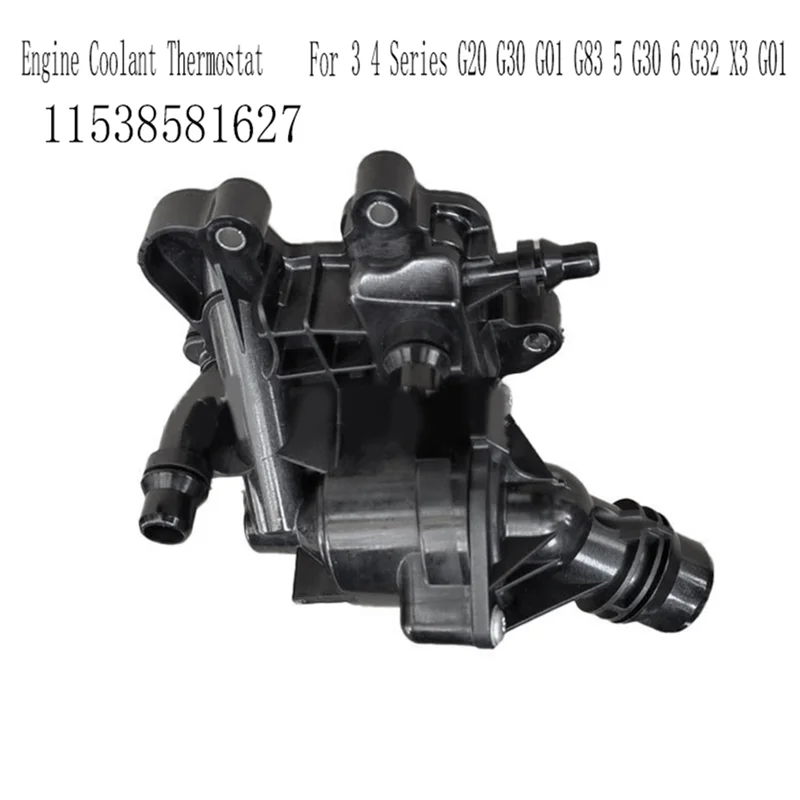

11538581627 New Engine Coolant Thermostat Thermostat Housing For BMW 3 4 Series G20 G30 G01 G83 5 G30 6 G32 X3 G01