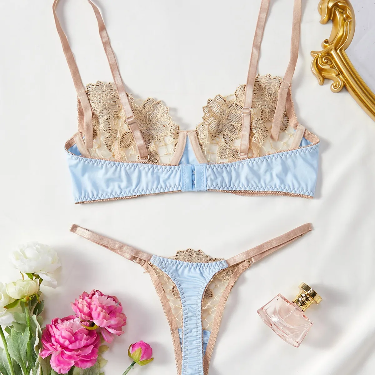 ملابس داخلية مثيرة للنساء ، إغراء حميم ، ملابس داخلية مثيرة ، منظور كلاسيكي ، ثوب نوم ، تطريز كلاسيكي ، أسلوب إنز