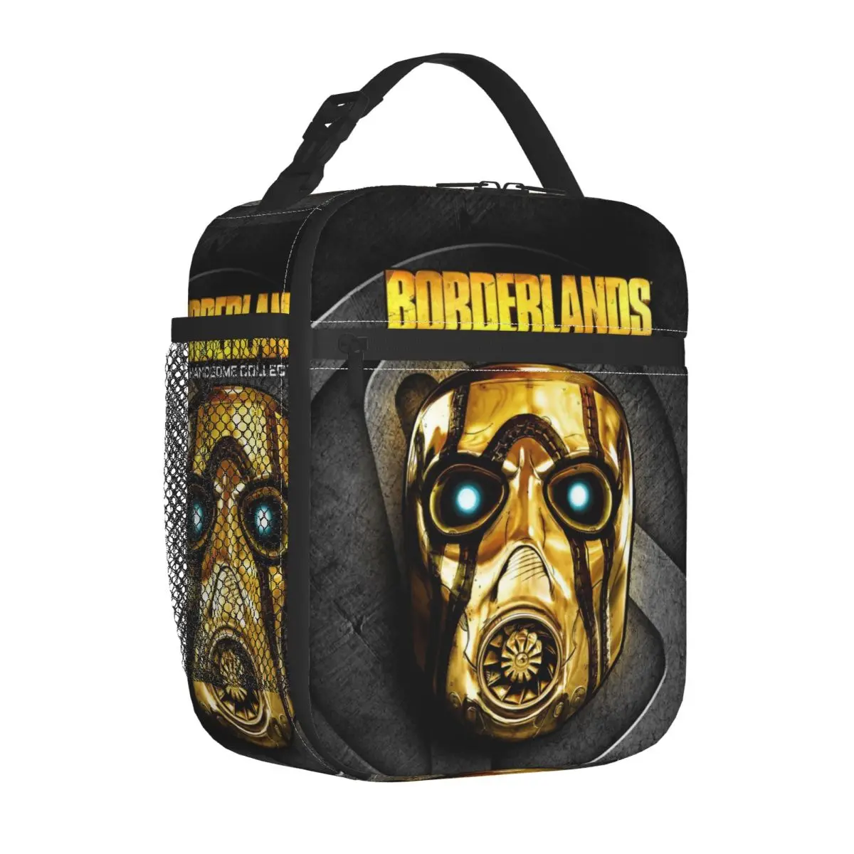 เกมบอร์เดอร์แลนด์ 4 กระเป๋าใส่อาหารกลางวันแบบหุ้มฉนวน ภาชนะบรรจุอาหาร กล่องอาหารกลางวันแบบเก็บความเย็นแบบพกพาสำหรับปิกนิก