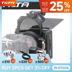 TILTA MB-T16-B Mirage Motorized Matte Box with VND Filter Kit 4x5.65 Filter Frame for DSLR Mirrorless Cameras Pro Photograp