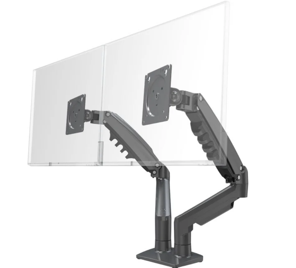 HP-F190 Left-Right Dual-Screen Omnidirectional Rotating Monitor Bracket