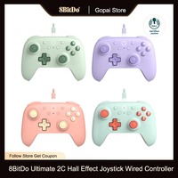 8BitDo Ultimate 2C Wired Gaming Controller With Hall Effect Joystick for PC, Windows 10, 11, Raspberry Pi, Android