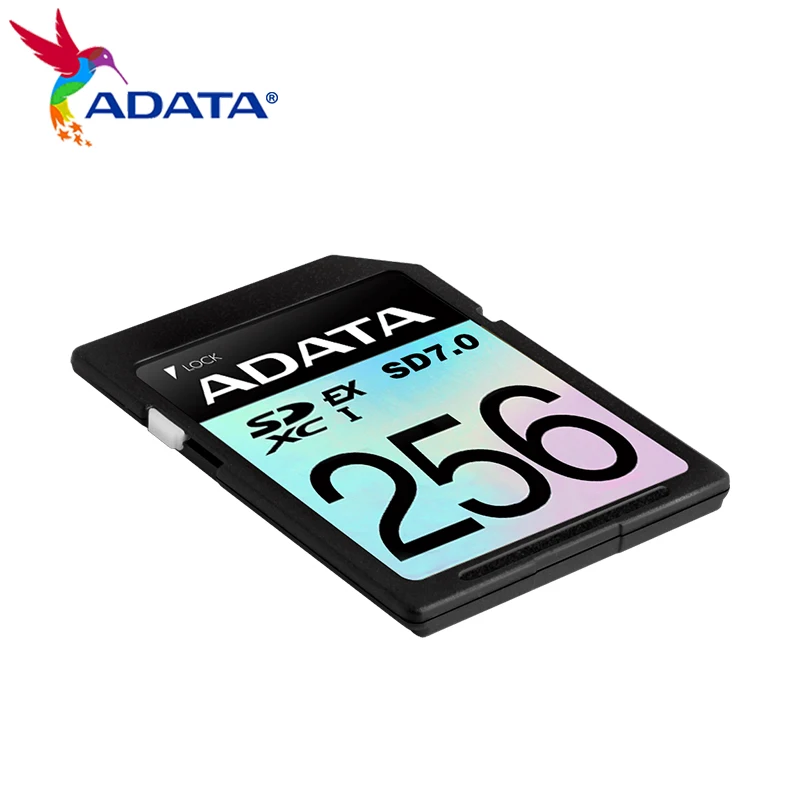 ADATA SDXC Premier Extreme SD 7.0 Express Memory card PCIE Gen3x1 UHS-1 256GB 512GB V30 C10 U3 Flash Video Card