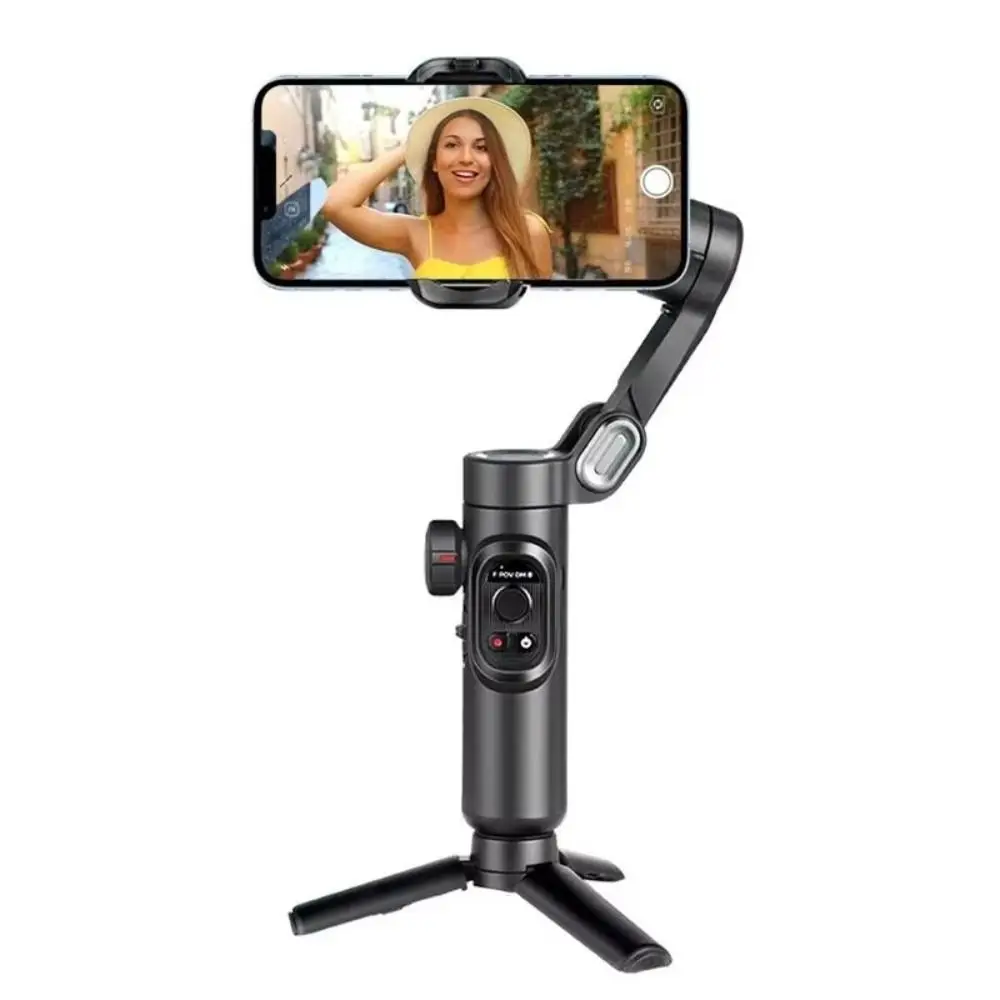 2025 Foldable Gimbal Stabilizer Portable Anti-shake 3-Axis Handheld Multifunctional Face Tracking Selfie Stick