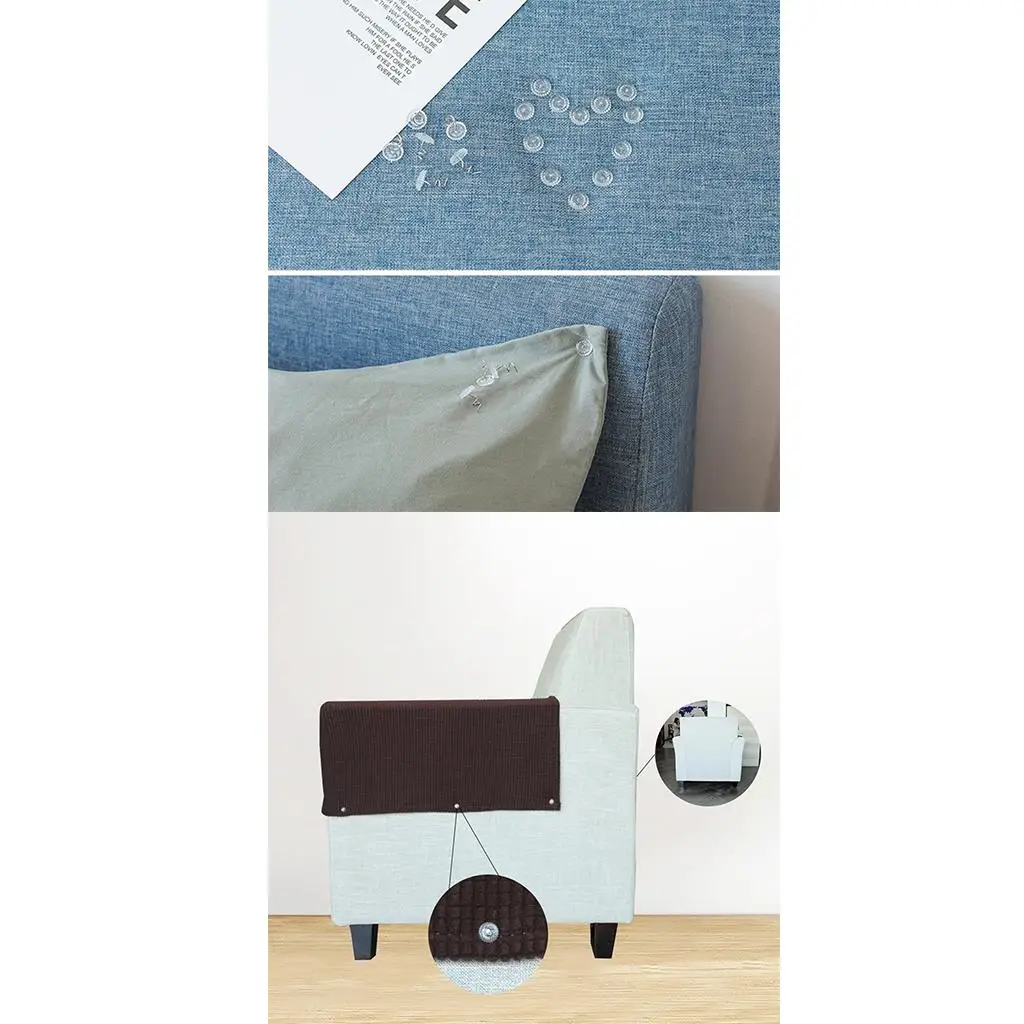 Clear Head Twisty Pins Upholstery Tack Nails Furniture Nail Studs Hardware Fasteners for Bedskirts Cushions and Covers