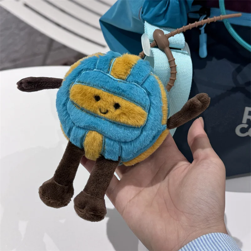 Cute Sports Ball Plush Toy Collection Tennis Basketball Football Baseball Volleyball Stuffed Dolls Keychain Gift For Sports Fans