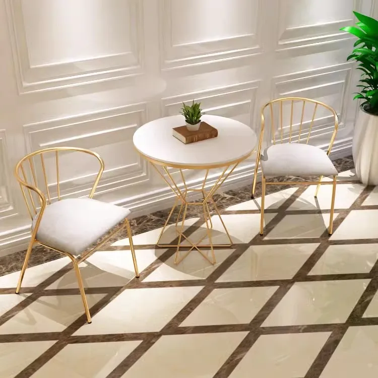 

Milk tea shop garden casual coffee table household outdoor table and chair combination