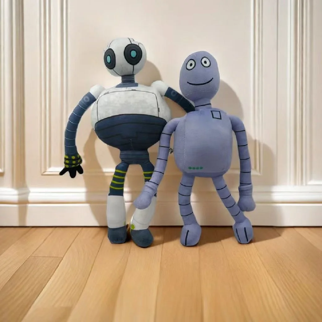 Hot The Wild Robot Plush Toys Movie and Tv Stuffed Animals Cute Simulated Roz Plush Doll Toys for Kids Birthday Gift Room Decor
