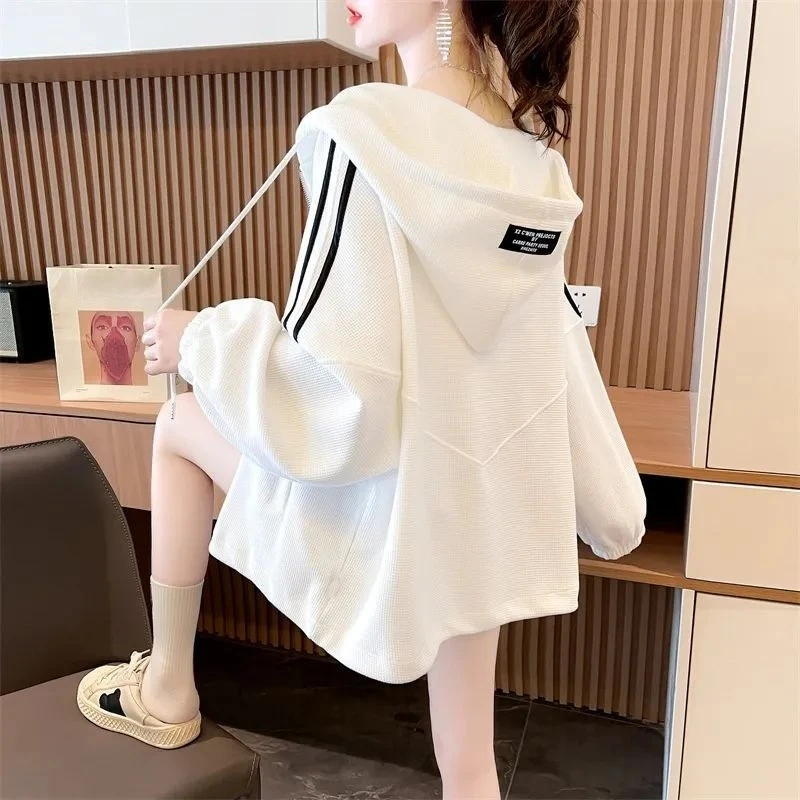 

Spring and Autumn Baggy Women's Hoodies Sweatshirts Y2k Japanese Streetwear Novelty Sweat-shirt 2025 Trend Emo Female Hooded Top