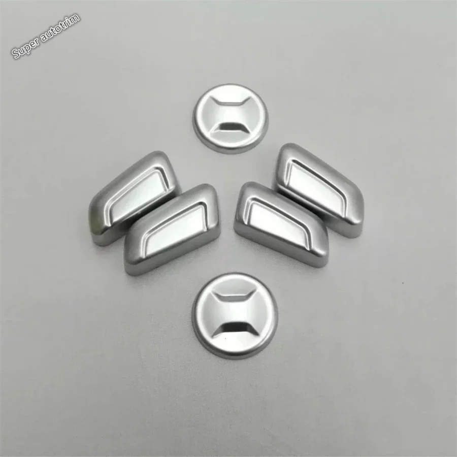 

Car Seat Adjustment Knob Button Sequins Decoration Cover Trim For VW Volkswagen Passat B8 2015 - 2022 ABS Matte Accessories Kit