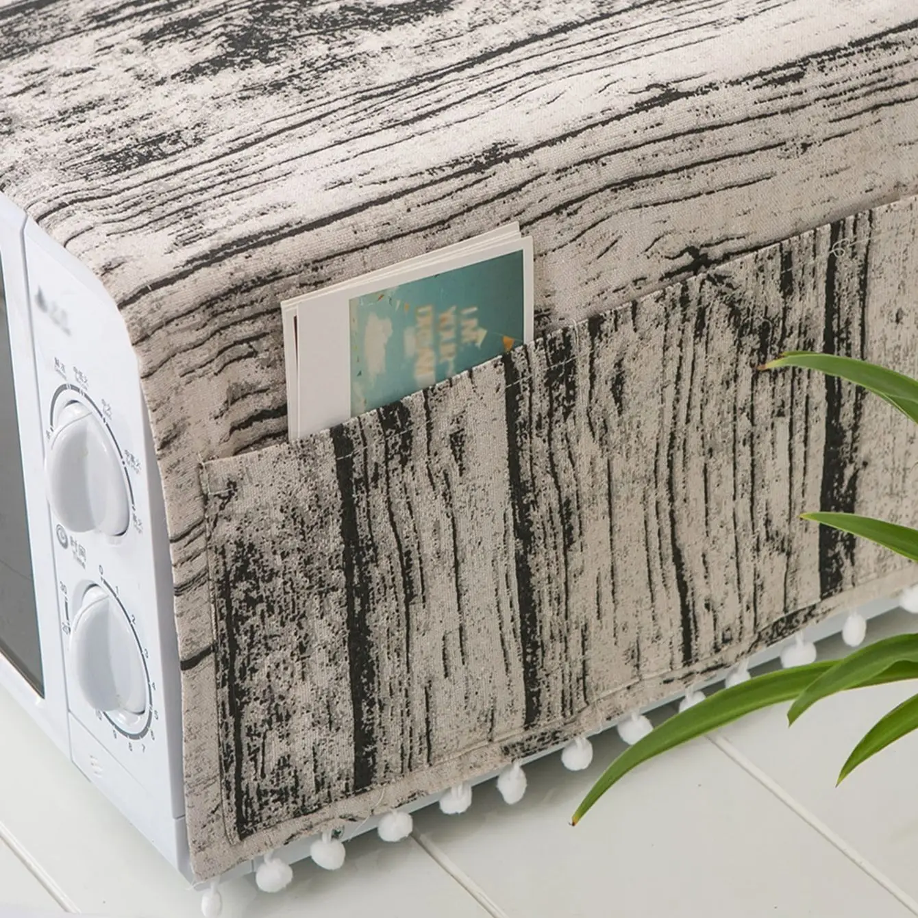 قطعة واحدة من غطاء فرن الميكروويف، غطاء بسيط مقاوم للزيت، غطاء مقاوم للغبار للموقد الكهربائي، غطاء فرن منزلي مقاوم للماء والزيت #1