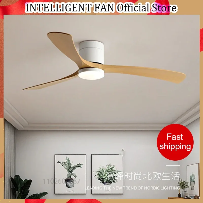 38Inch Low Floor Fan Lights Room Restaurant Modern Simplicity DC Remote Control Indoor Ceiling Fan 220V Electric Fans