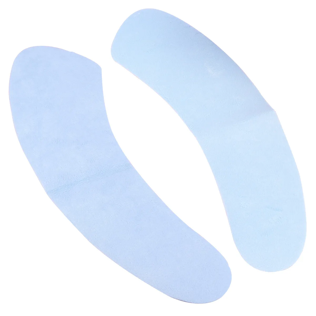 1Pair Warm Toilet Seat Pads Soft Polyester Round Covers Sticky Design Toilet Seat Cushion Warmer for Winter Cold Days Sky Blue