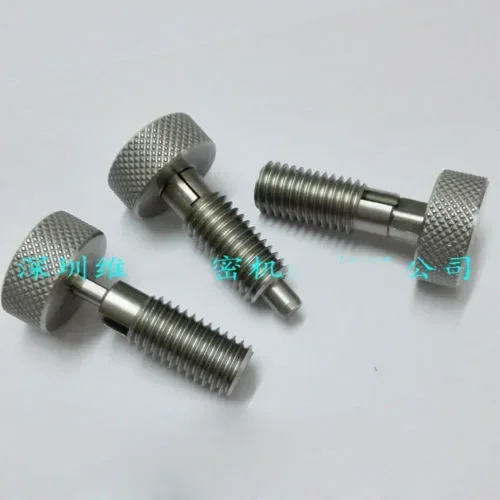 New 1Pcs M6 M8 M10 M12 Locking Indexing Pin Screw Spring Spring Retractable Pins Plunger