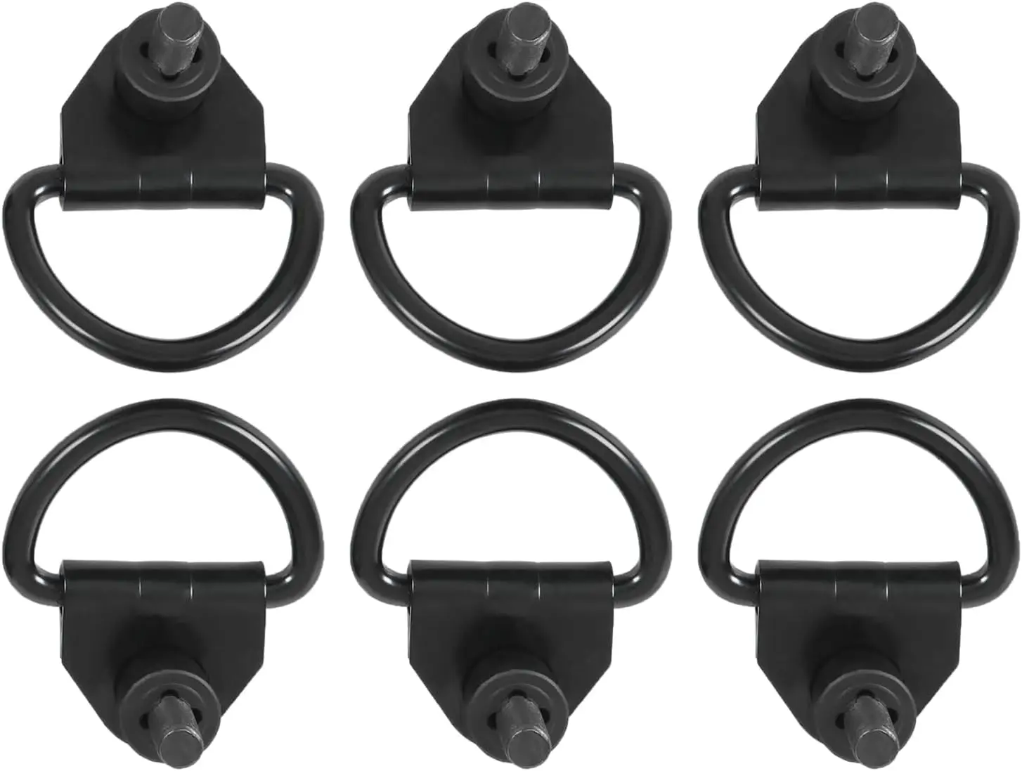 Cargo D-Hooks Powder Coated Steel For Ford Transit 150 250 350 2015-2024 Cargo Vans Tie Down Hook BK21V550A74AD, V550A74-AD