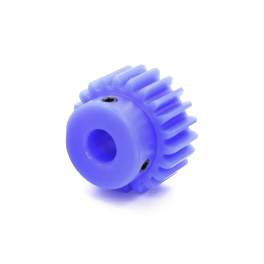 1.5M Nylon Plastic Gear 15/16/18/20/22/24/25/28/30 Teeth DIY Motor Boss Cylindrical Spur Gear 6/8/10/12MM