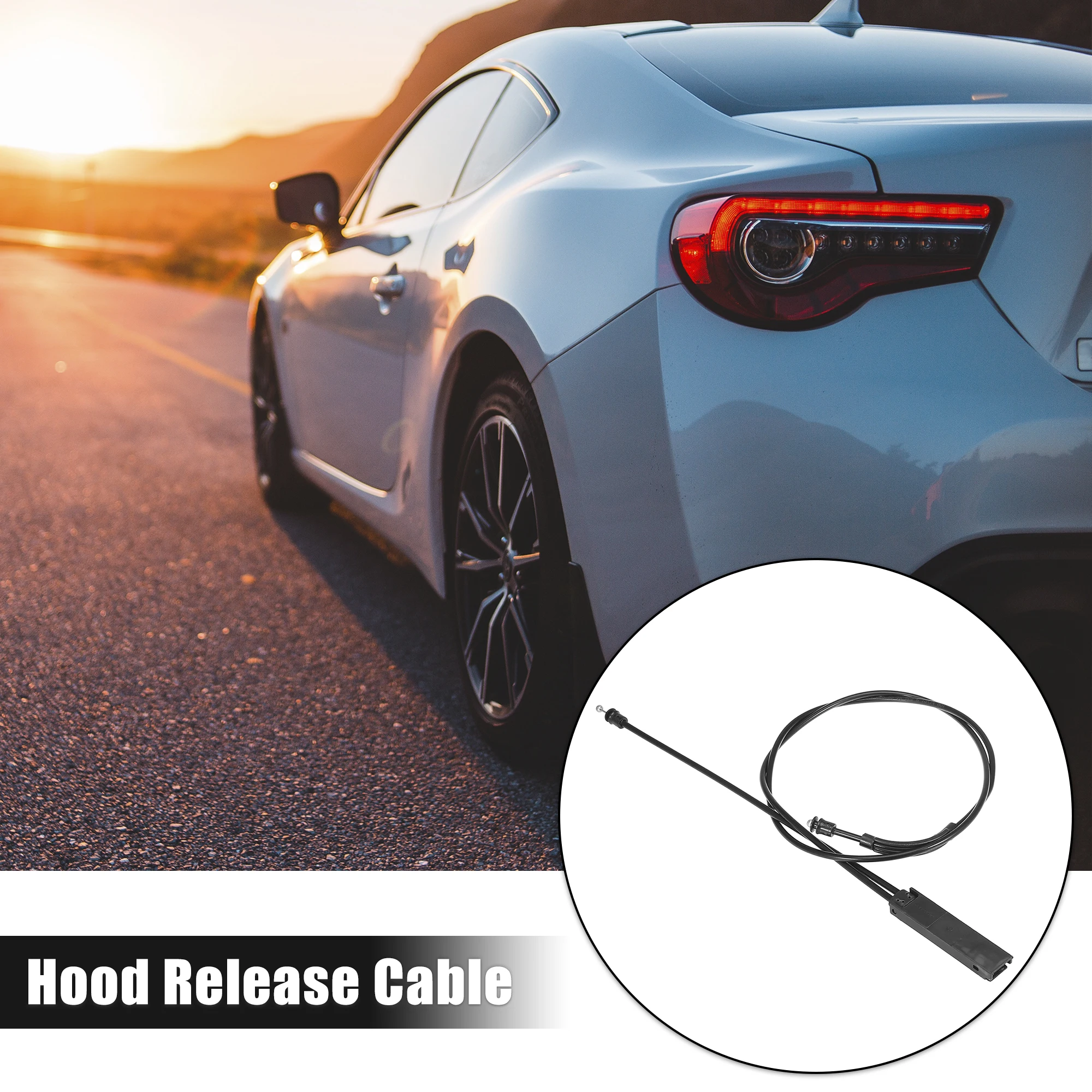 UXCELL 2128800559 Car Engine Hood Release Cable Wire for Mercedes-Benz E550 E350 E63