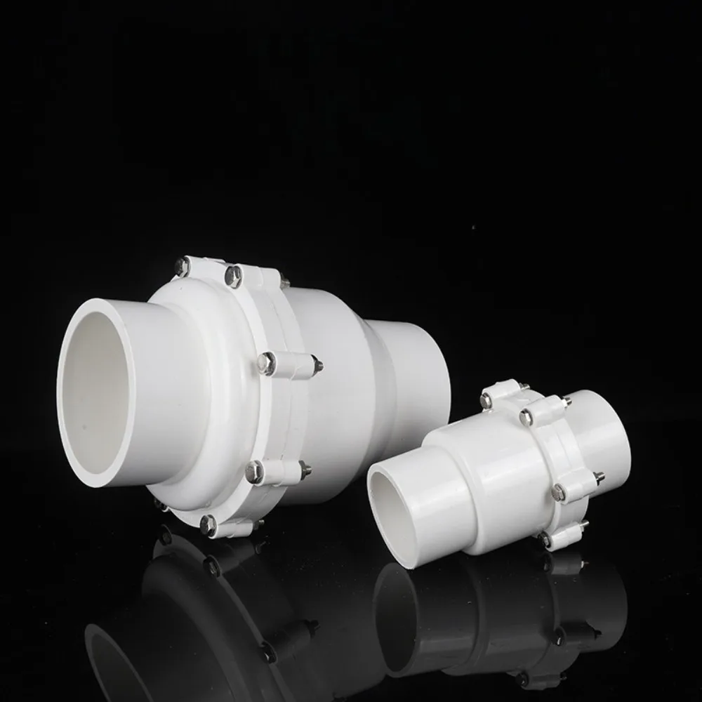 1pc 20/25/32mm PVC Check Valve Water Pipe One Way No-Return Valve Aquarium Fish Tank Garden Irrigation Pipe Joints