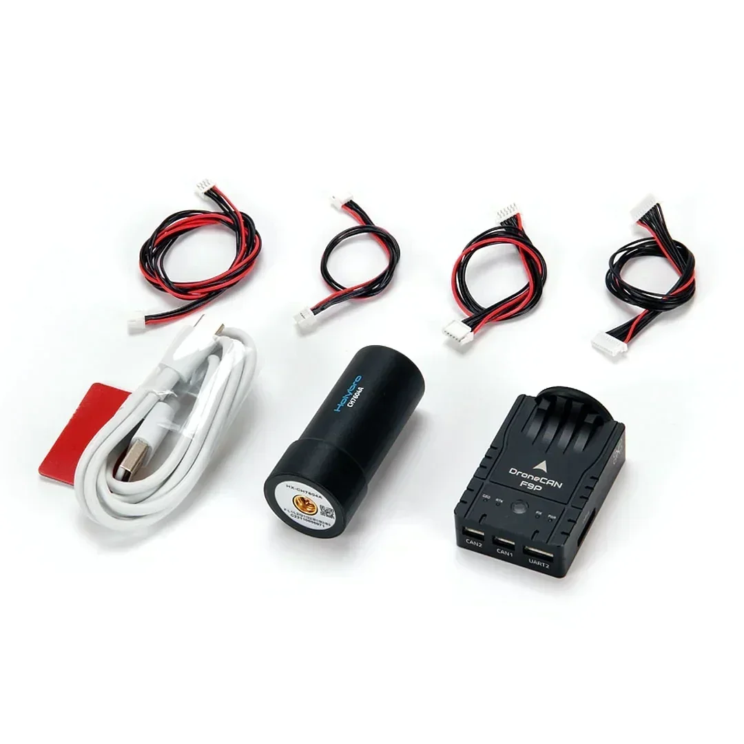 وحدة Holybro 2025 الجديدة DroneCAN H-RTK F9P GNSS: هوائي حلزوني، دقة سنتيمتر لأنظمة التحكم في الطيران Pixhawk