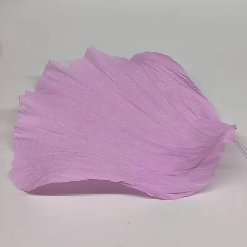 Artificial flower multi-color crepe paper poppy petals flower center 8 petals material semi-finished product handmade DLY