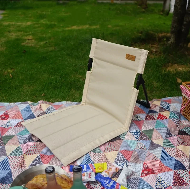 

Back Cushion Chair Portable Outdoor Folding Chair Camping Back Cushion Chair Tent Leisure Balcony Park Lawn Picnic Outdoor