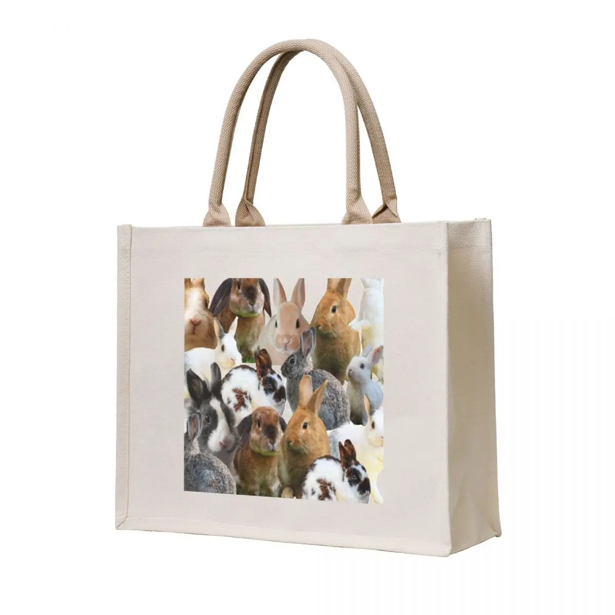 Cute rabbits/bunnies Tote Bag tote bags aesthetic tote bags men cute bag Shopper