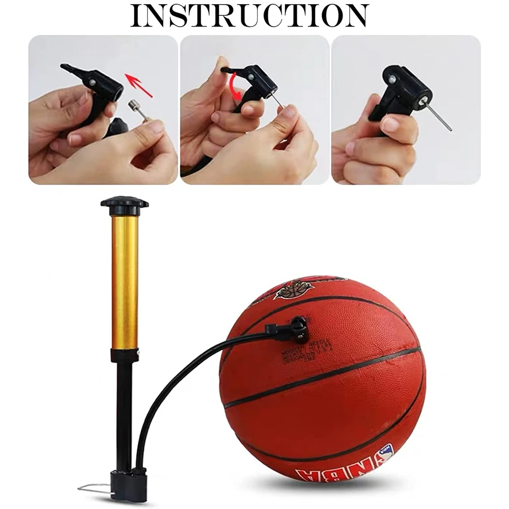 1Set adattatore per valvola per pneumatici pompa a sfera Kit di gonfiaggio per ugello a palloncino ad ago per pompa ad aria Xiaomi e altro