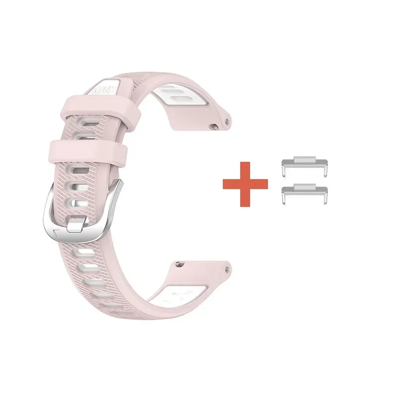 حزام تشغيل من السيليكون + موصل لساعة Huawei Watch Fit 4 / Fit4 Pro الاحتياطية