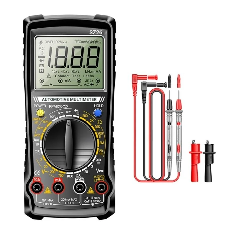 Probador digital del probador corriente voltaje multitestral con datos retención datos apagados