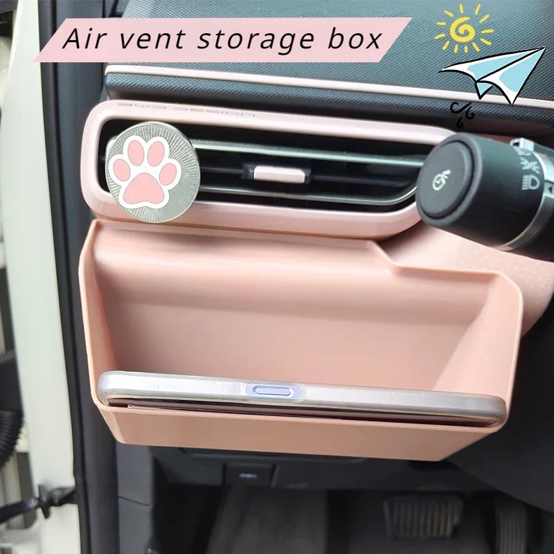 For BYD Seagull Car Main Driving Storage Fuse Glove Box Mobile Phone key Paper Holder Storage Interior Decoration Accessories