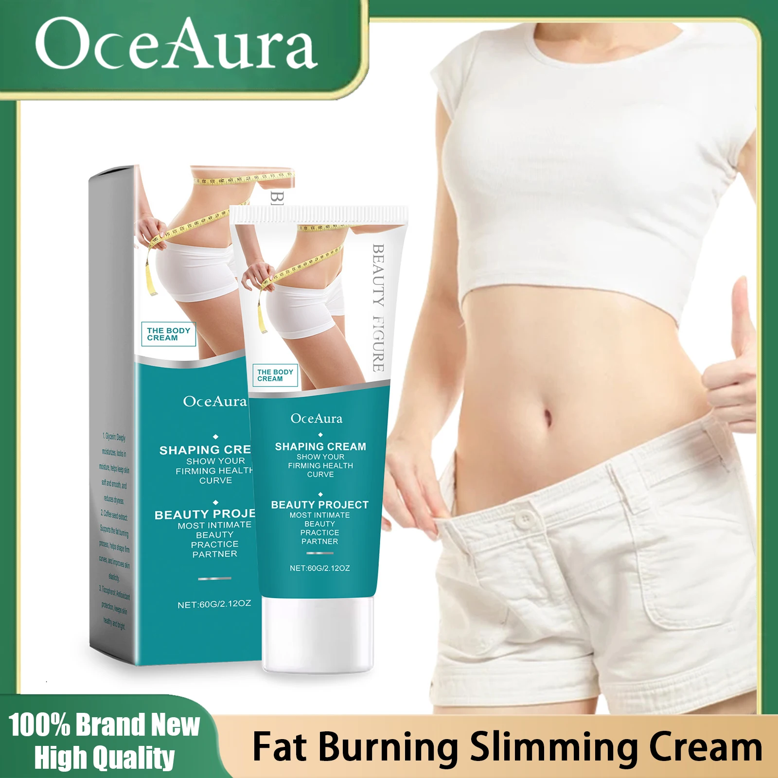 Crema quemagrasas para el vientre, elimina la cintura, Abdomen, brazos, muslos, exceso de pérdida de grasa, mejora el colágeno, Reduce la piel flácida, loción corporal reafirmante