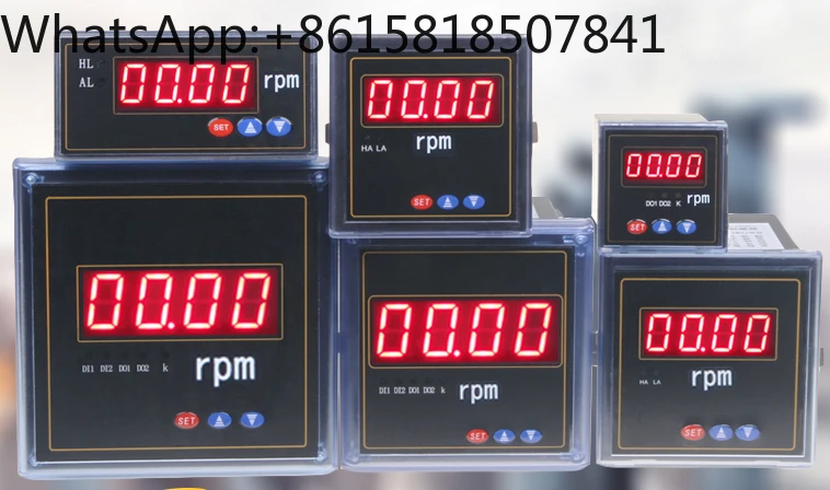 Inverter external tachometer 0-10V/4-20MA digital display tachometer linear speedometer motor tachometer SX48