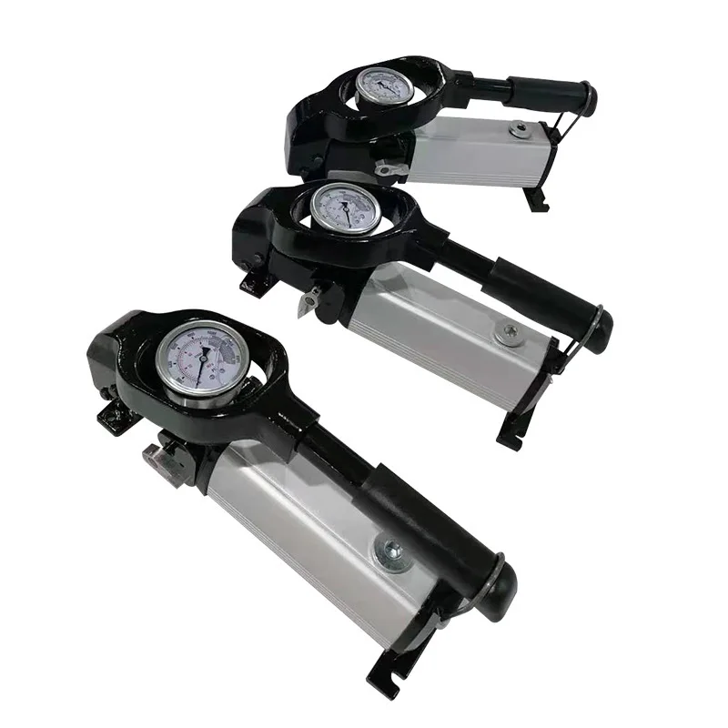 

Portable high pressure manual hydraulic pump hydraulic cylinder